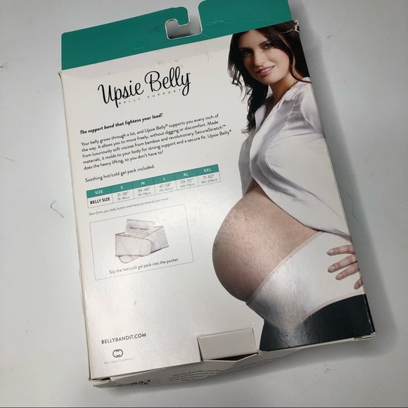 Belly Bandit Upsie Belly Pregnancy Support Band w/ Hot Cold Pack, Black, XL - Picture 4 of 9